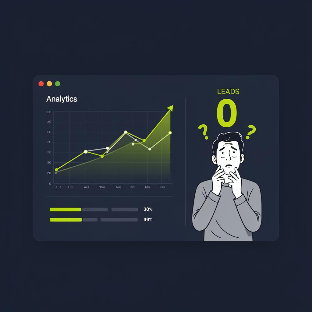 Why Your Website Gets Traffic But No Leads